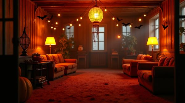 Créer une décoration sympa avec des chauves-souris Halloween