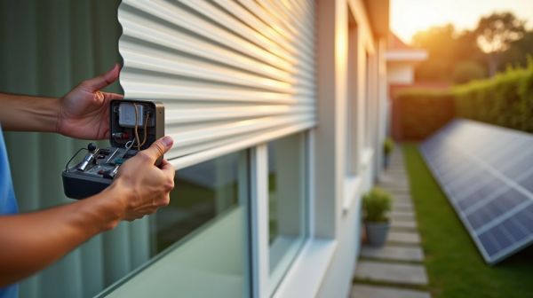 Installer des volets roulants solaires pour une maison autonome