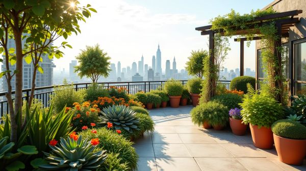 Optez pour une toiture terrasse végétalisée : avantages et applications